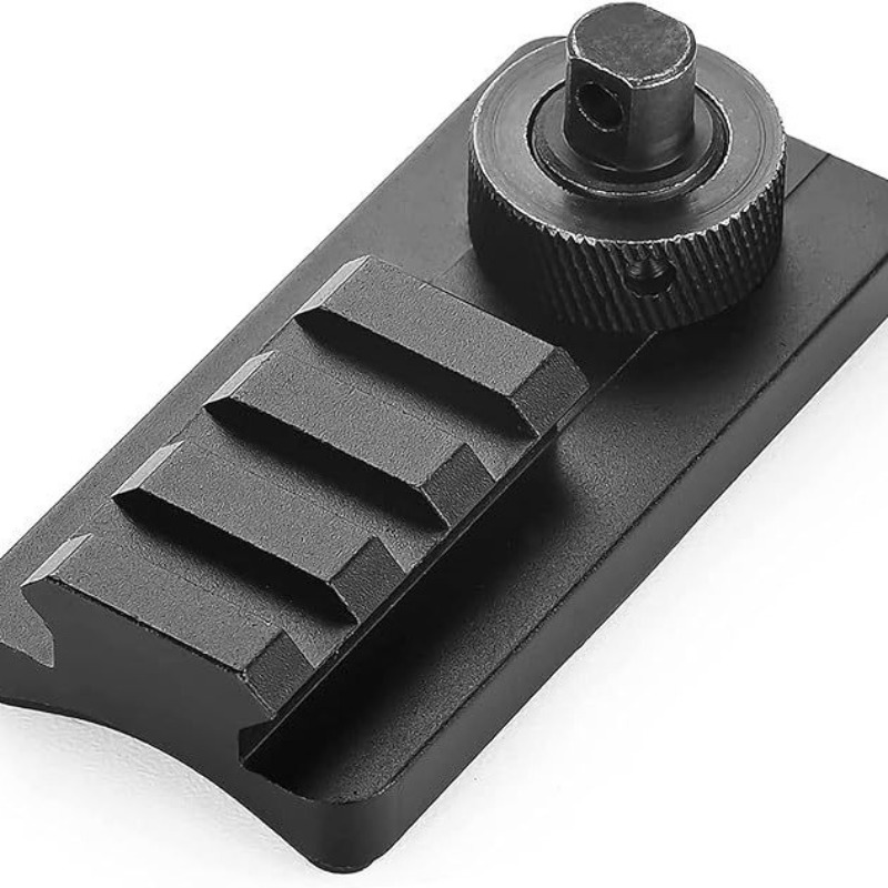 Bipod Rifle Mount - Sling Swivel Stud Picatinny Rail Adapter