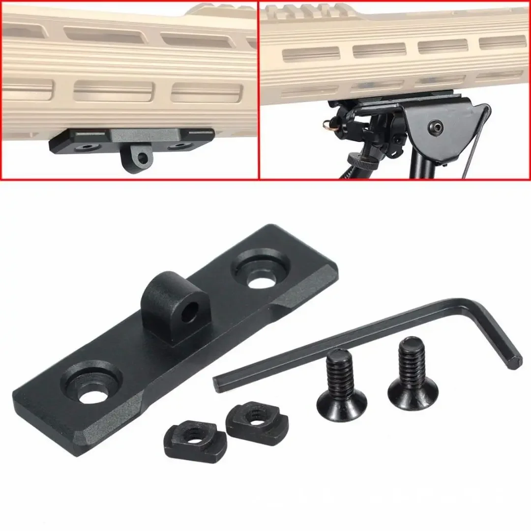 Bipod Rifle Mount - M-LOK Bipod Mount Adapter Low Profile