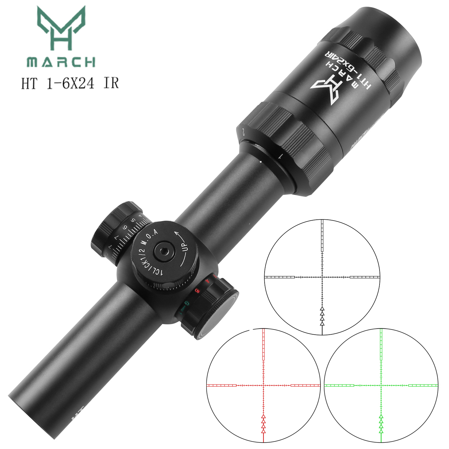 MARCH HT 1-6X24 IR Tactical Ri - Outdoor Hunting Lab 评论和价格