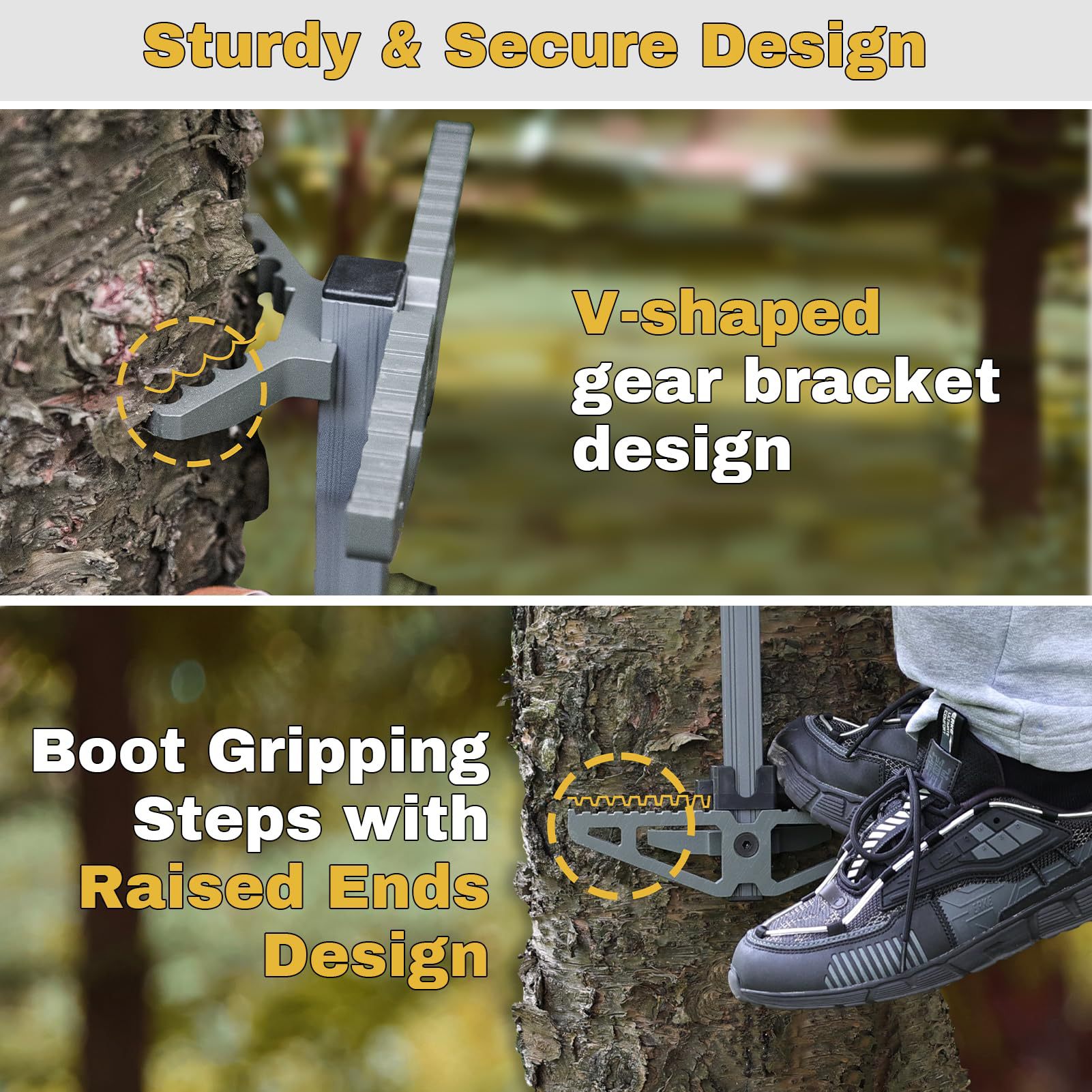 Climbing pole, non-slip tree l - Tree Stand Ladder 评论和价格