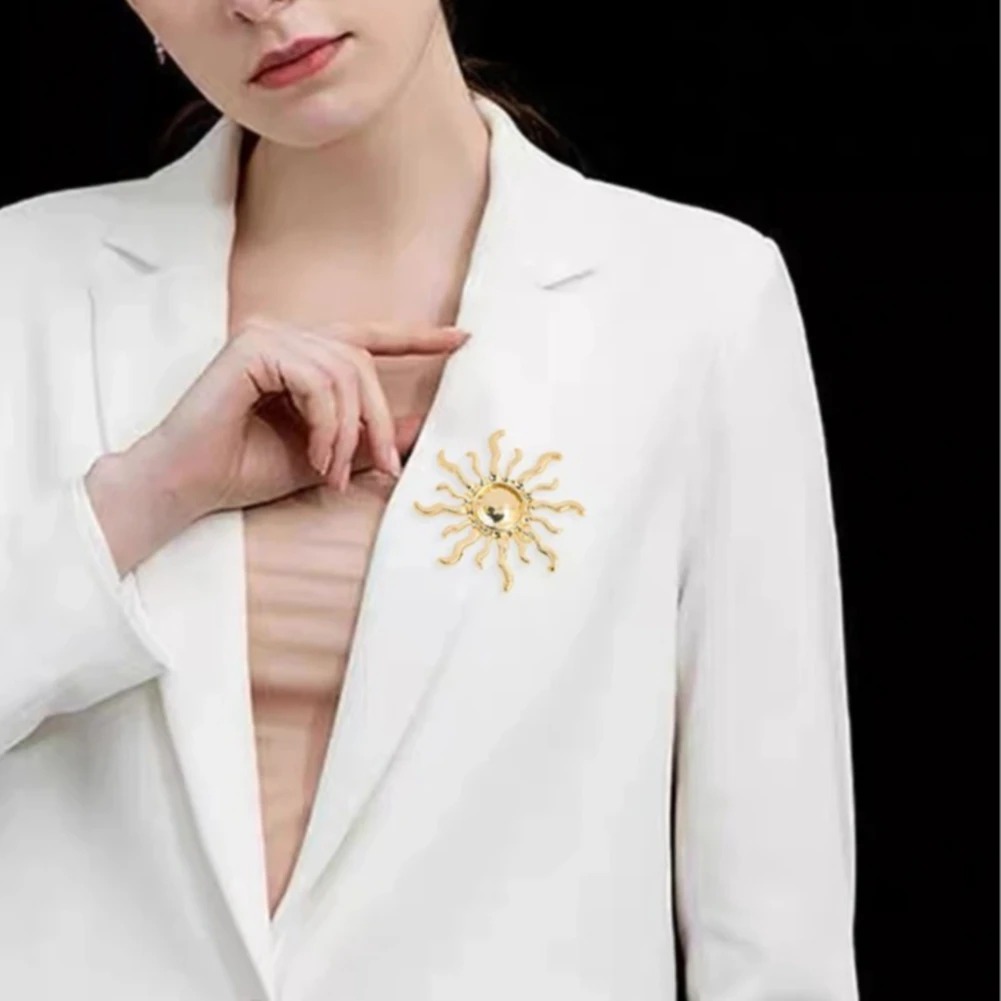 Sunburst Flower Alloy Brooch R - Outdoor Hunting Outfit 评论和价格