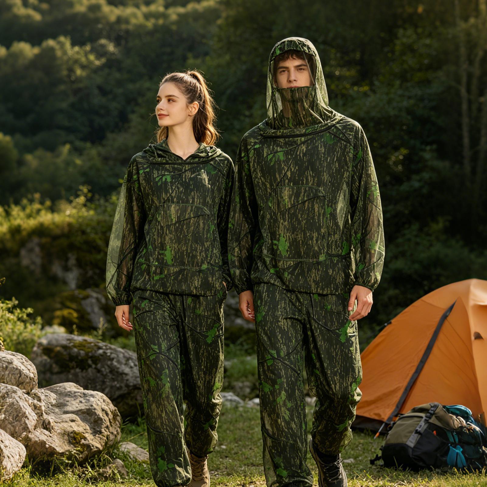 Men Hunting Suit Fly Proof Mes - Outdoor Hunting Outfit 评论和价格