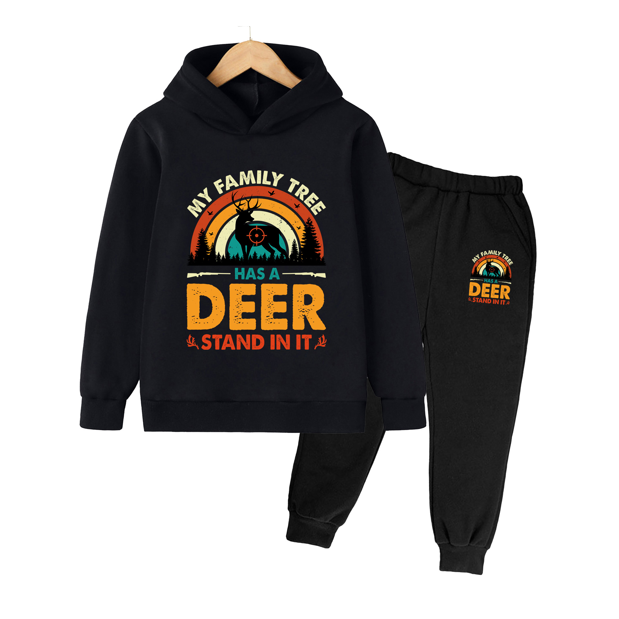 Kids Hoodie & Sweatpants Set,  - Hunting Outdoor Boys 评论和价格