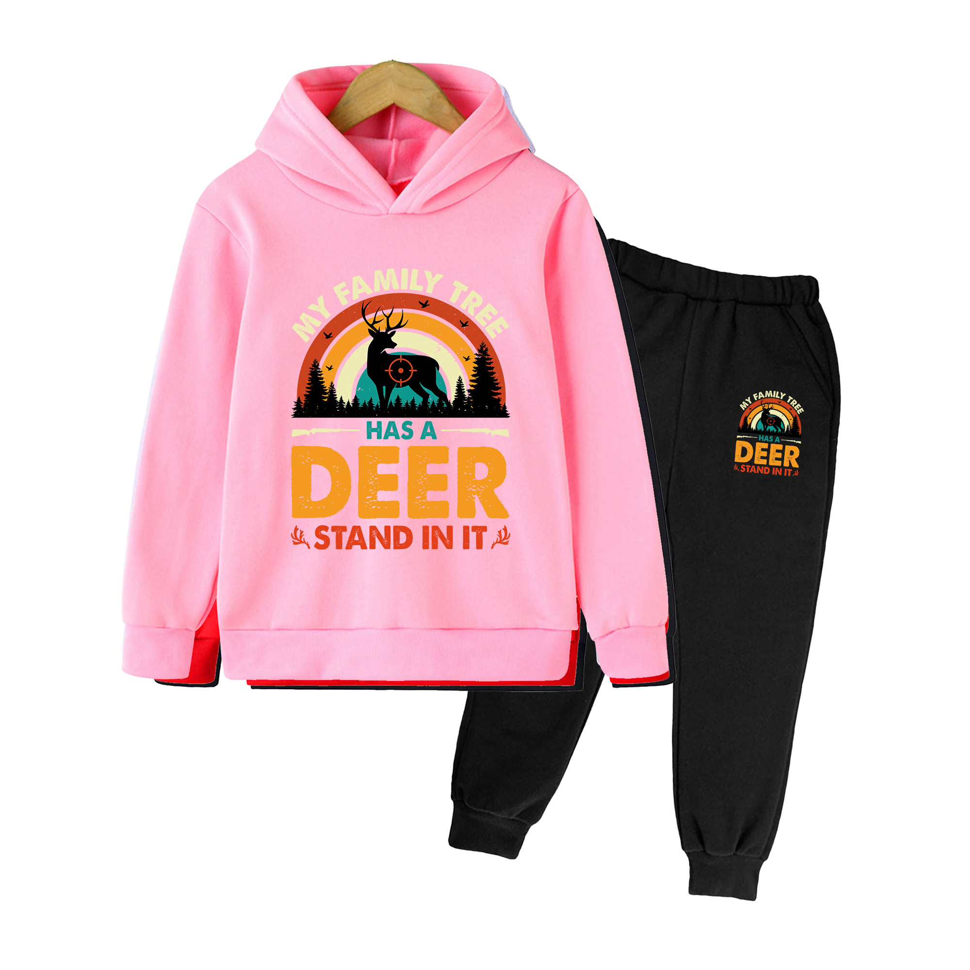 Kids Hoodie & Sweatpants Set,  - Hunting Outdoor Boys 评论和价格