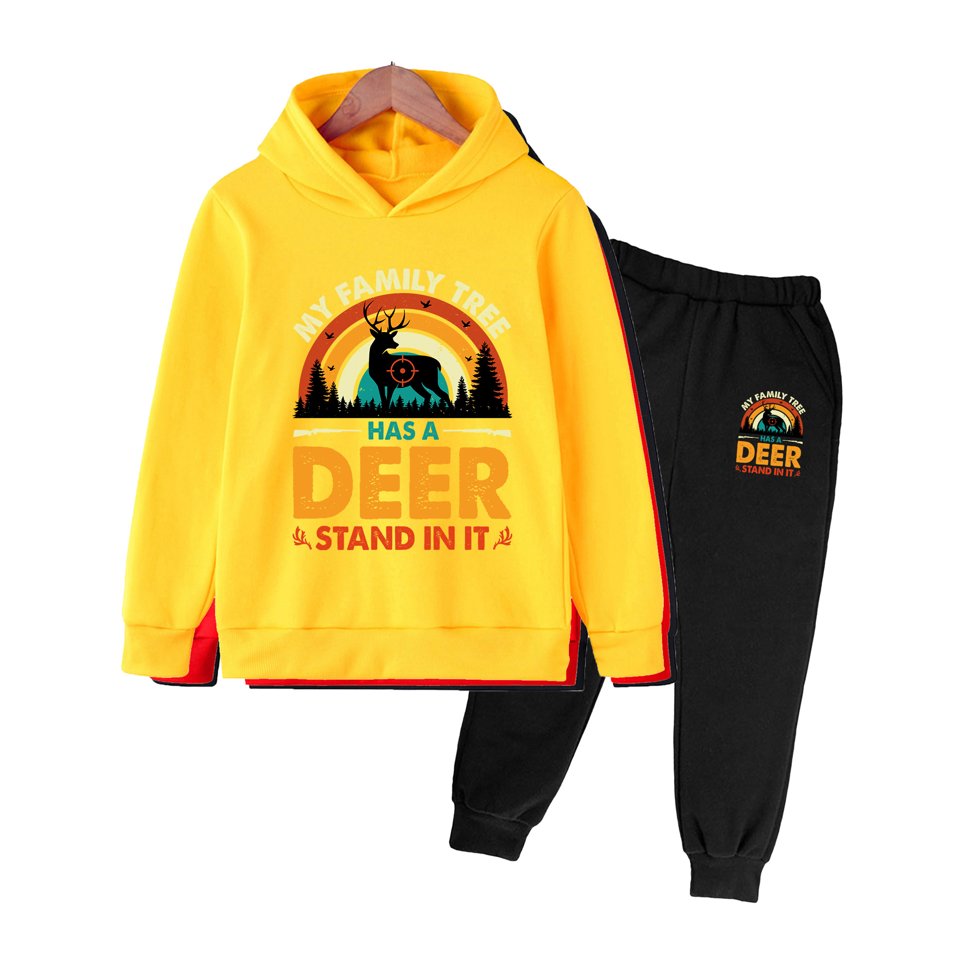 Kids Hoodie & Sweatpants Set,  - Hunting Outdoor Boys 评论和价格