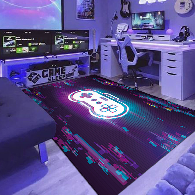 Funny Gamepad Area Rug I Pause - Hunting Outdoor Boys 评论和价格