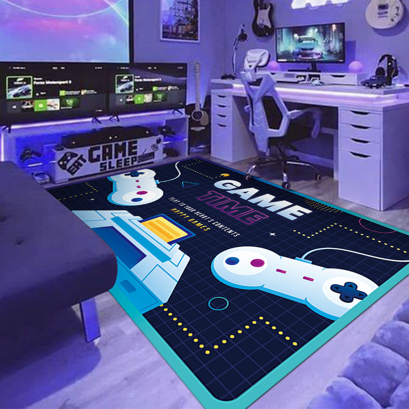 Funny Gamepad Area Rug I Pause - Hunting Outdoor Boys 评论和价格