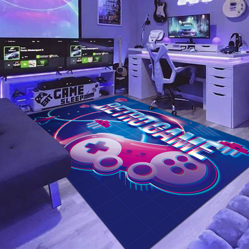Funny Gamepad Area Rug I Pause - Hunting Outdoor Boys 评论和价格