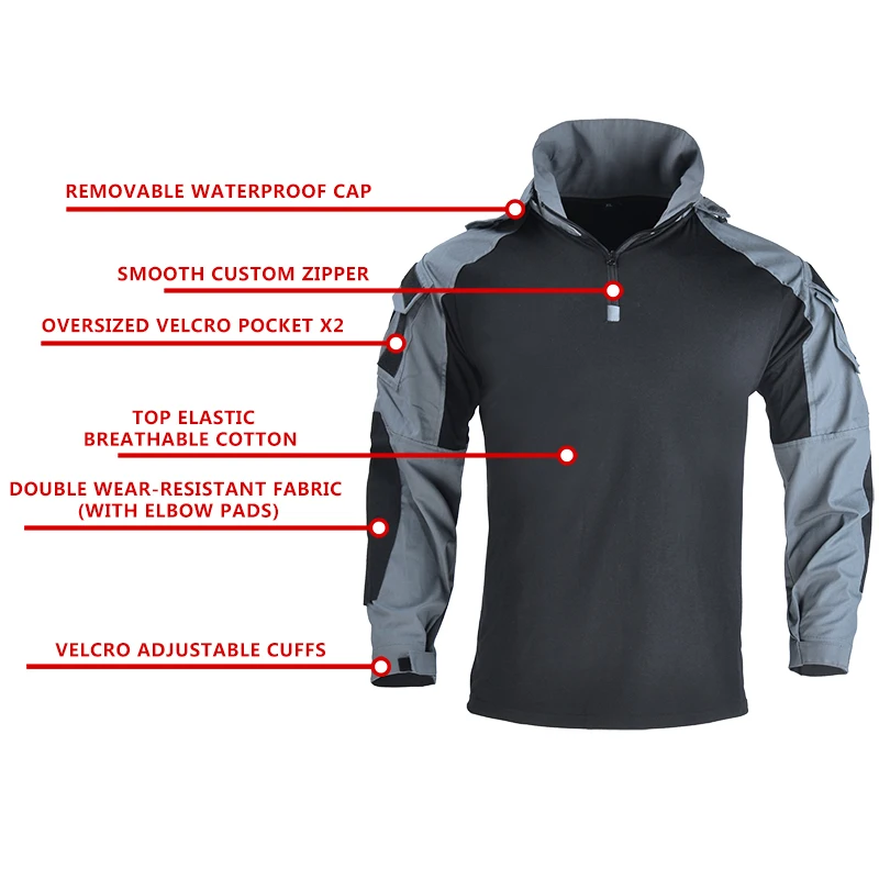 Men Outdoor Tactical Camo Unif - Outdoor Hunting Outfit 评论和价格
