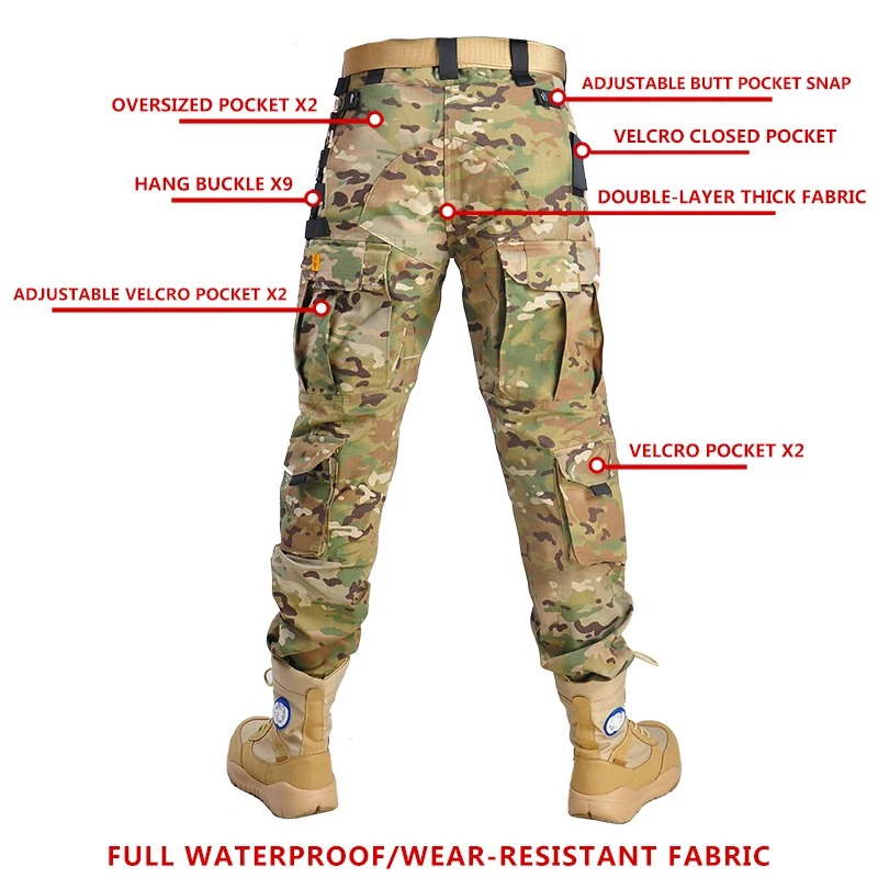 Men Outdoor Tactical Camo Unif - Outdoor Hunting Outfit 评论和价格