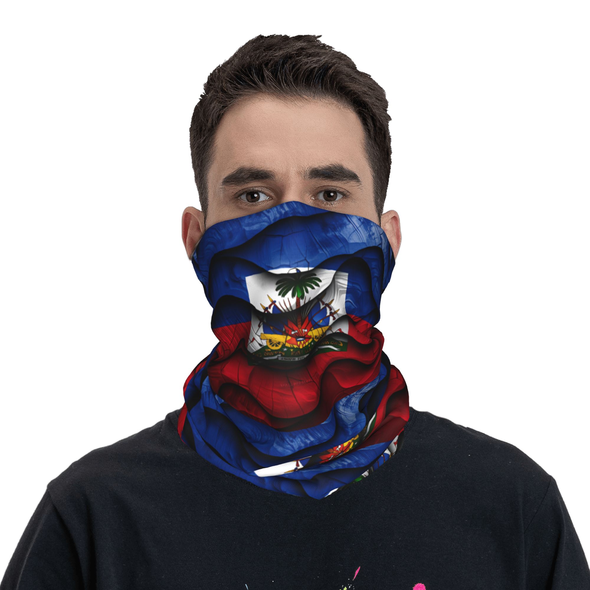 Haiti Flag Balaclava  Hunting  - Hunting Fishing Outdoor 评论和价格