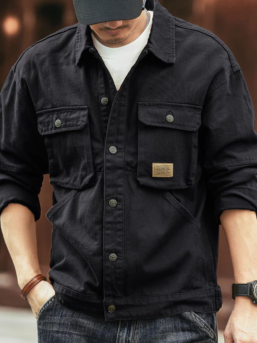 Retro American Denim Jacket Me - Outdoor Hunting Outfit 评论和价格