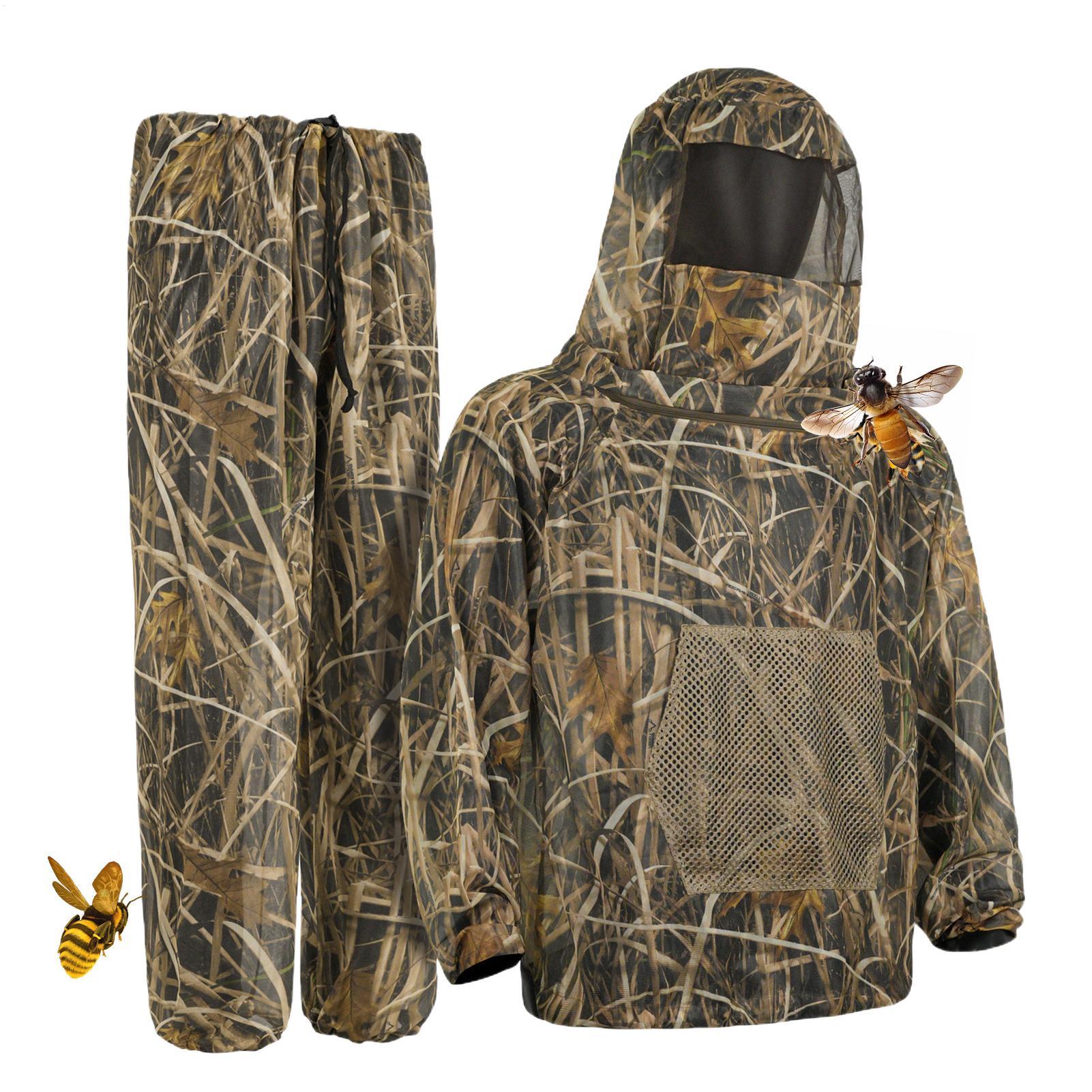 Hunting Suit Fly Proof Mesh Ou - Outdoor Hunting Outfit 评论和价格