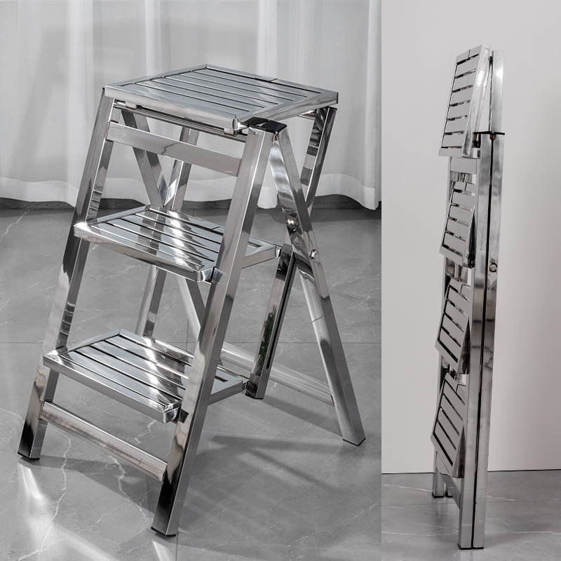 Stainless Steel Folding Ladder - Tree Stand Ladder 评论和价格