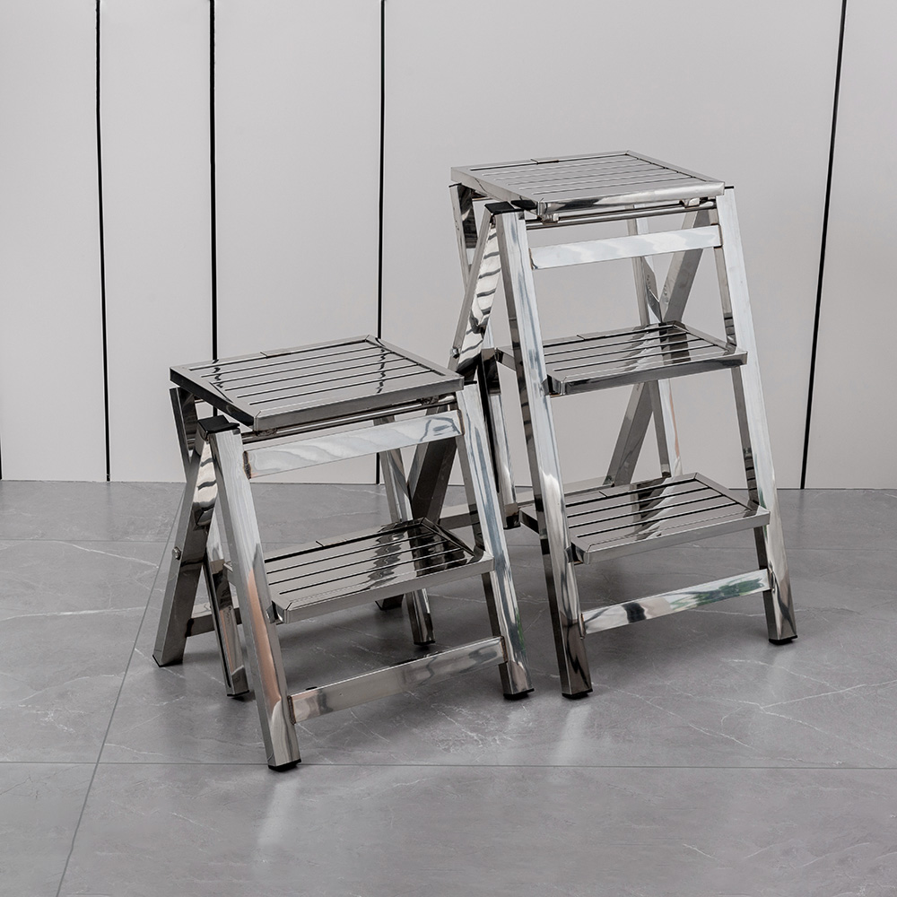 Stainless Steel Folding Ladder - Tree Stand Ladder 评论和价格