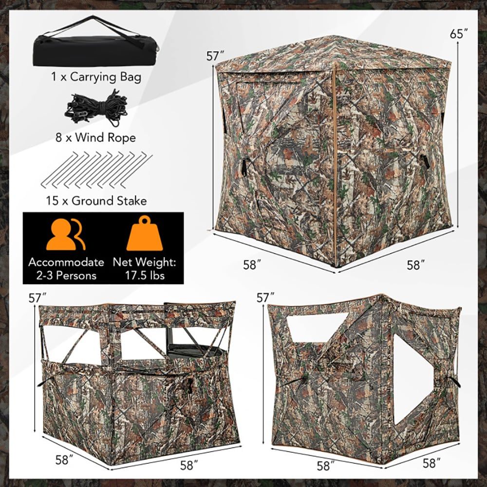 5-in-1 Detachable Hunting Blin - Hunting Outdoor 评论和价格