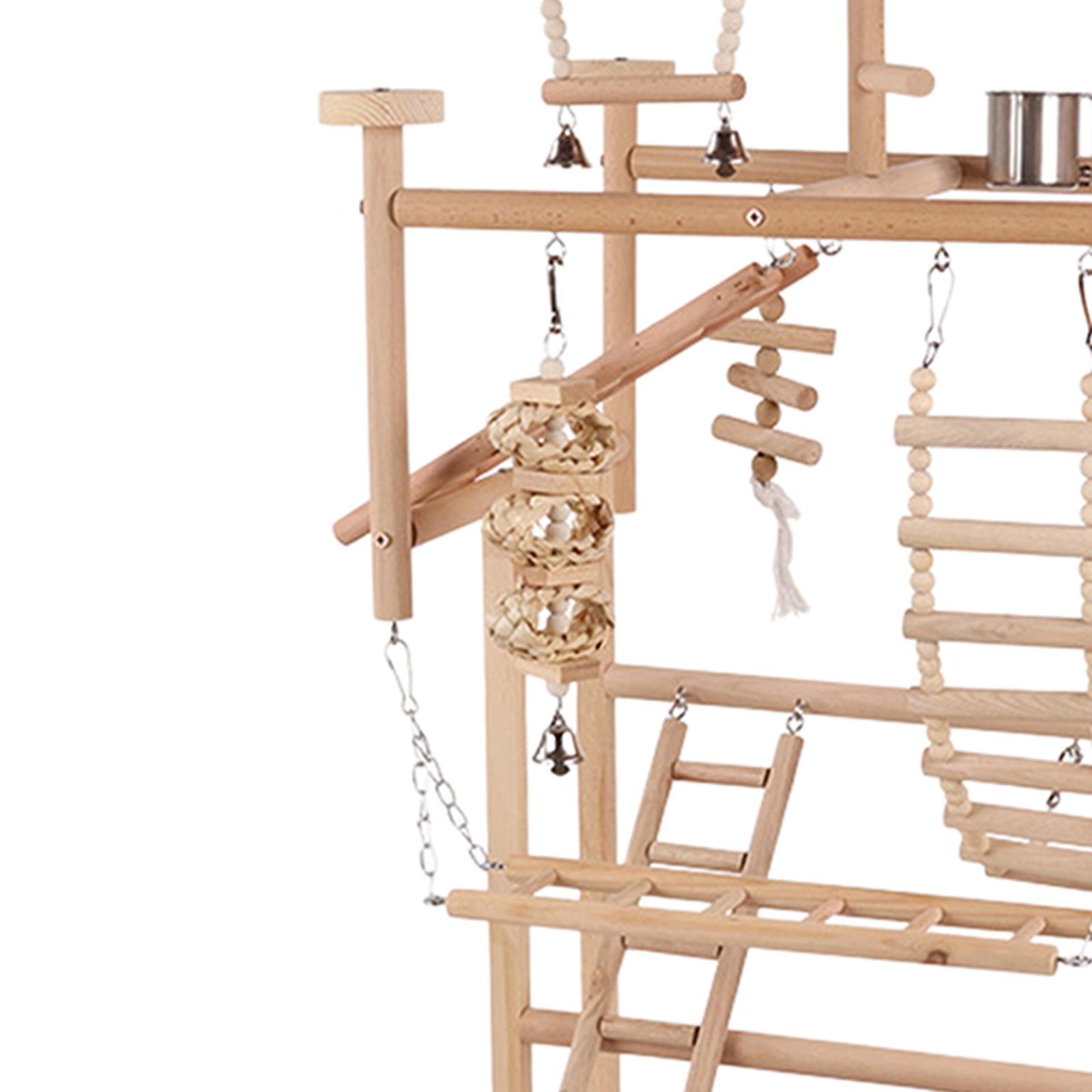Wood Bird Perch Play Stand Par - Tree Stand Ladder 评论和价格