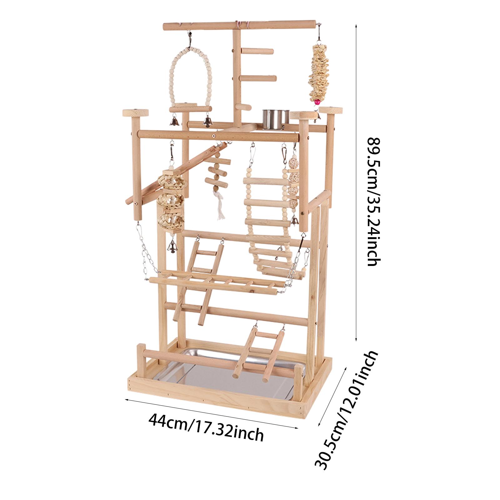 Wood Bird Perch Play Stand Par - Tree Stand Ladder 评论和价格