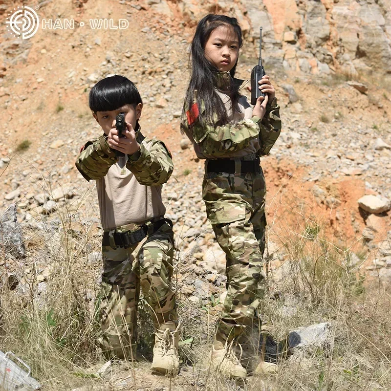 Kids Tactical Uniform Hunting  - Hunting Outdoor Boys 评论和价格