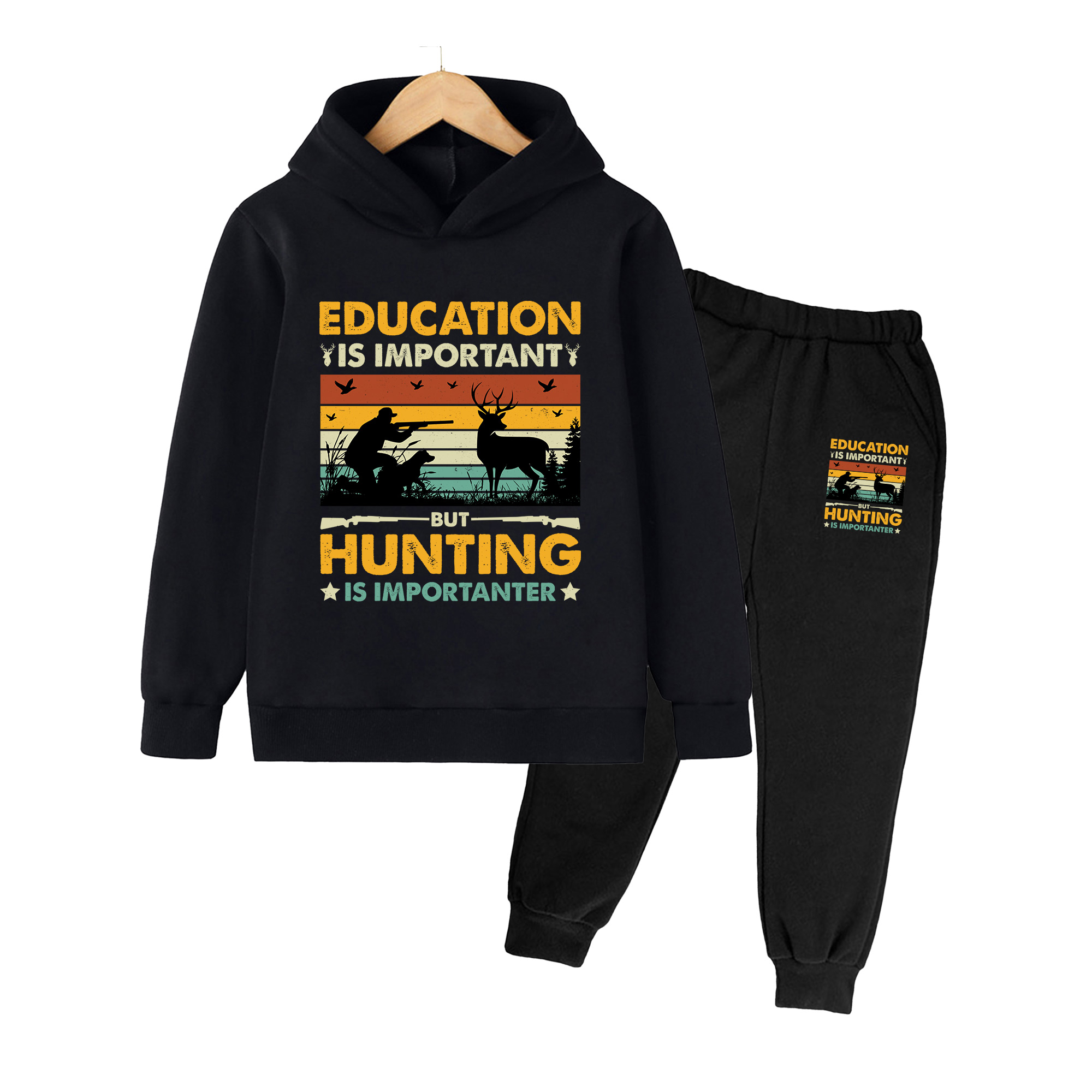 Kids Hoodie & Sweatpants Set,  - Hunting Outdoor Boys 评论和价格