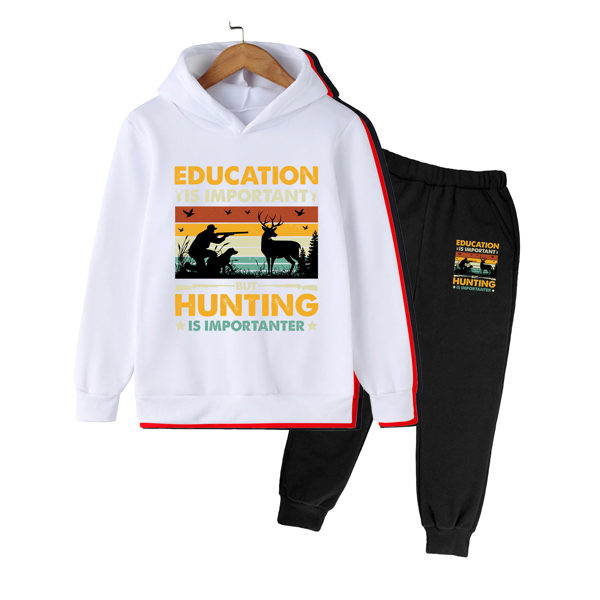 Kids Hoodie & Sweatpants Set,  - Hunting Outdoor Boys 评论和价格