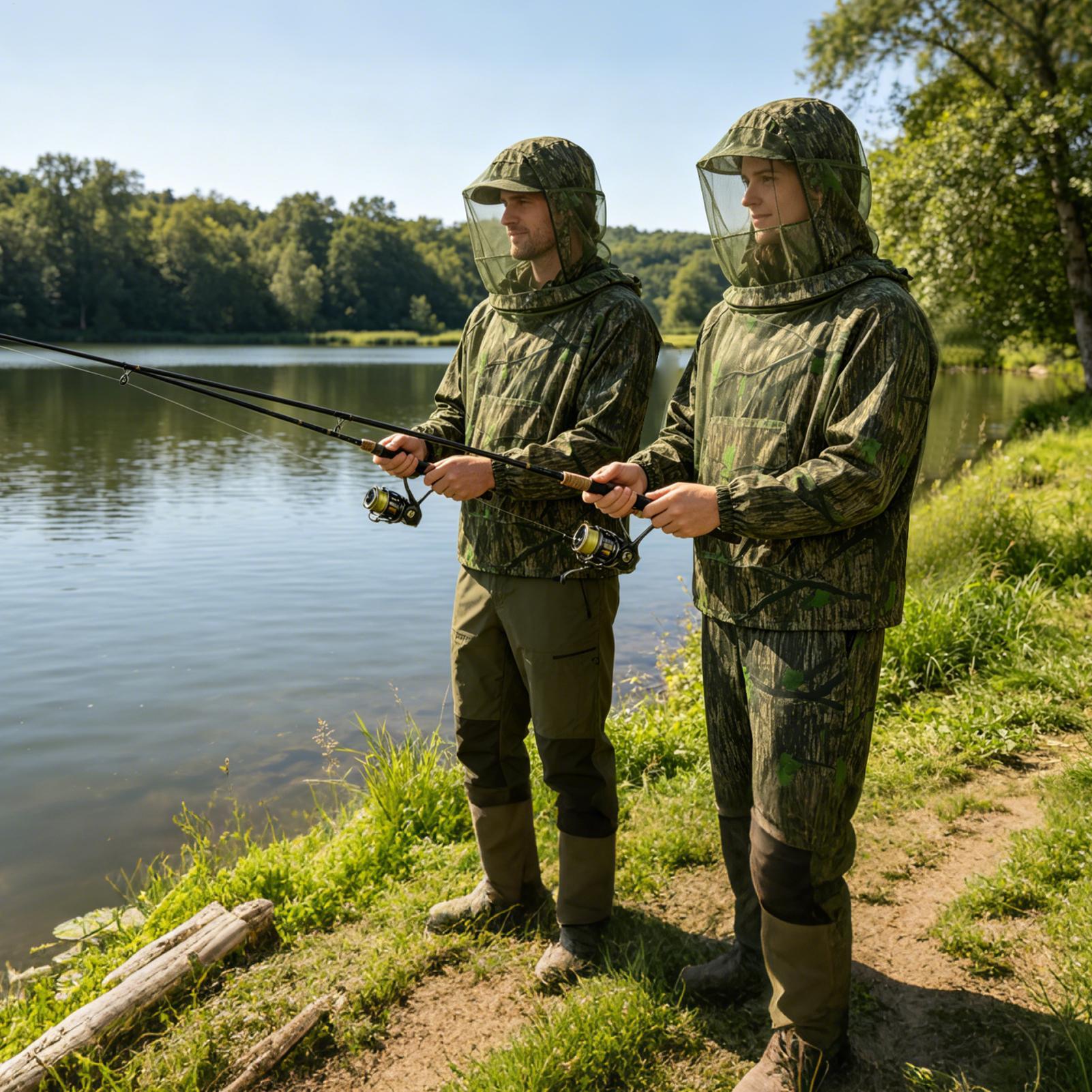 Hunting Clothes Fly Proof Mesh - Outdoor Hunting Outfit 评论和价格