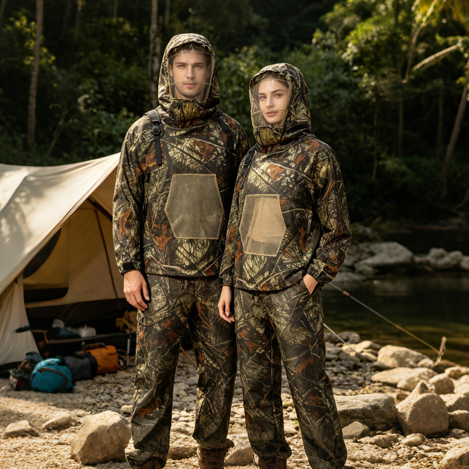 Hunting Clothes Fly Proof Mesh - Outdoor Hunting Outfit 评论和价格