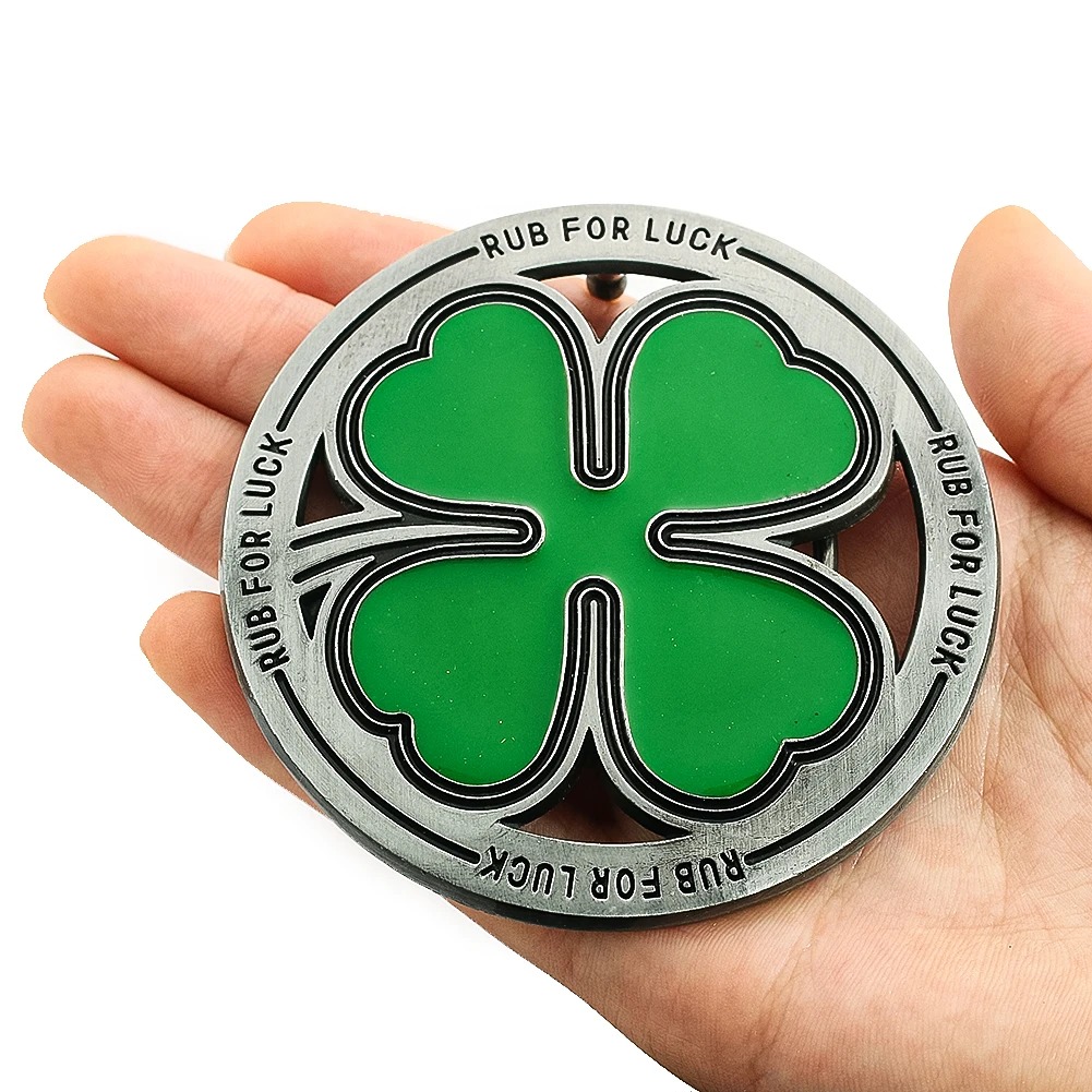 Four Leaf Clover Belt Buckle R - Outdoor Hunting Outfit 评论和价格