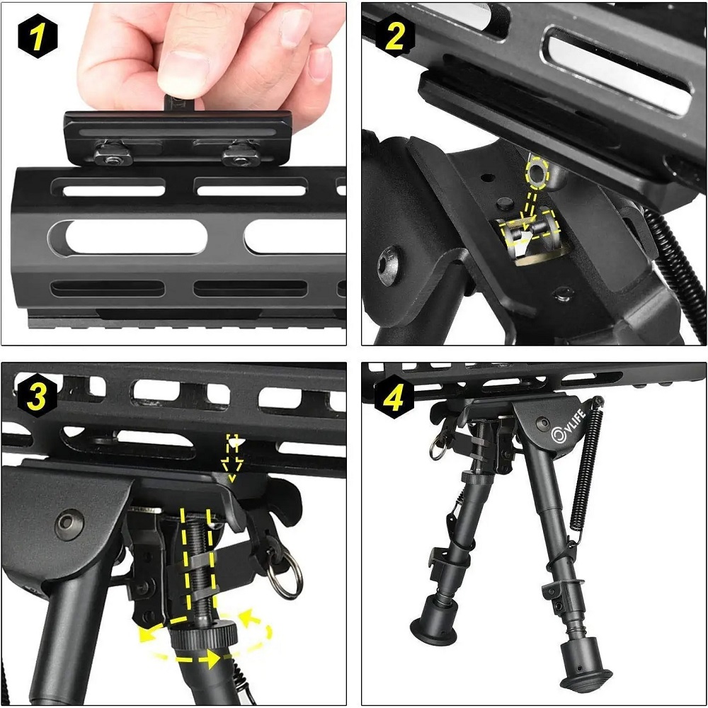 Tactical M-lok Mount Handguard - Bipod Rifle Mount 评论和价格