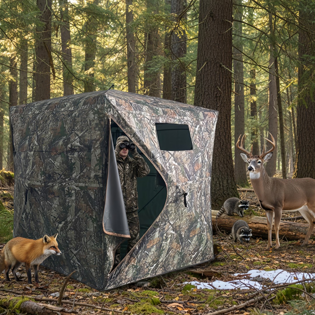Camouflage Pop-Up Hunting Blin - Hunting Outdoor 评论和价格