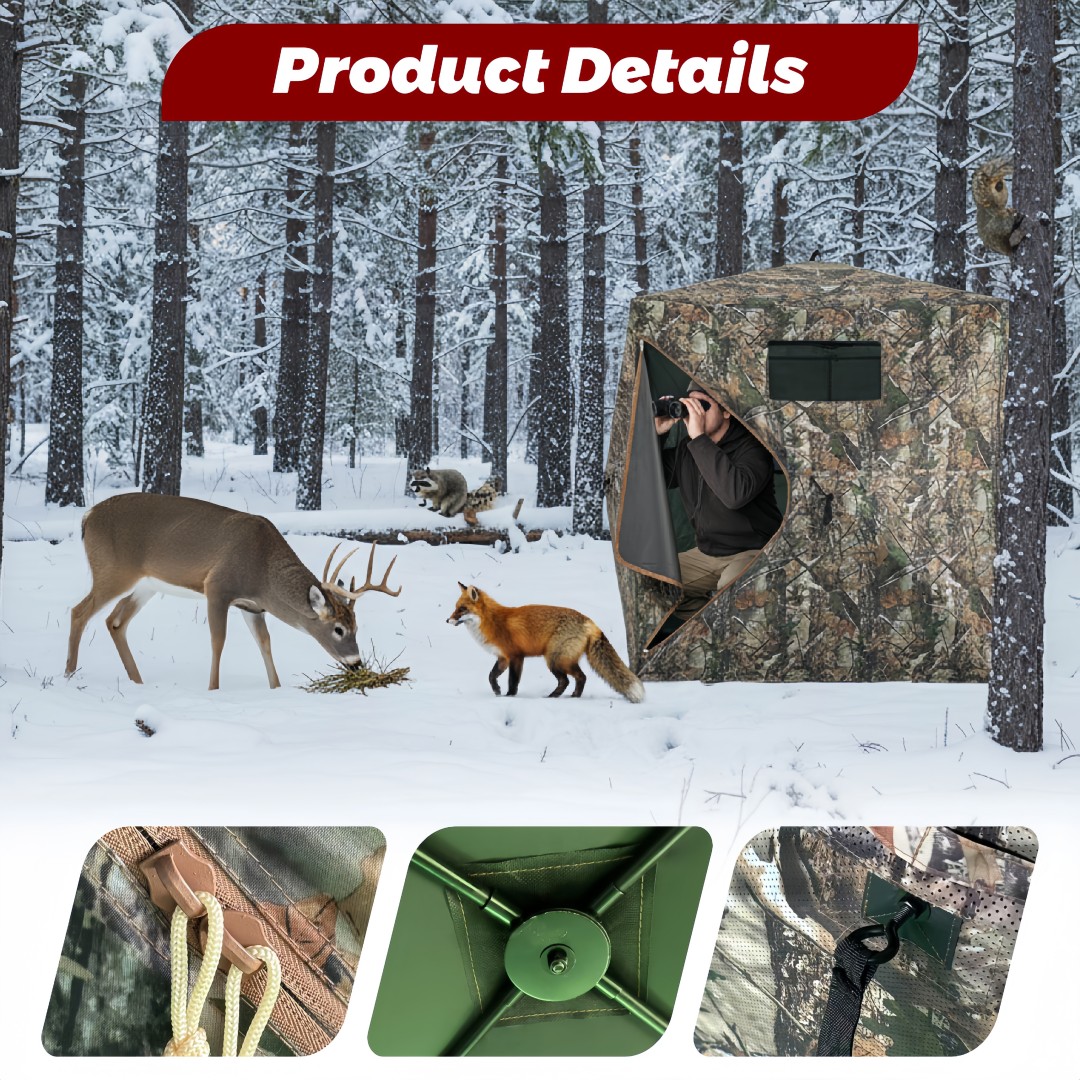 Camouflage Pop-Up Hunting Blin - Hunting Outdoor 评论和价格