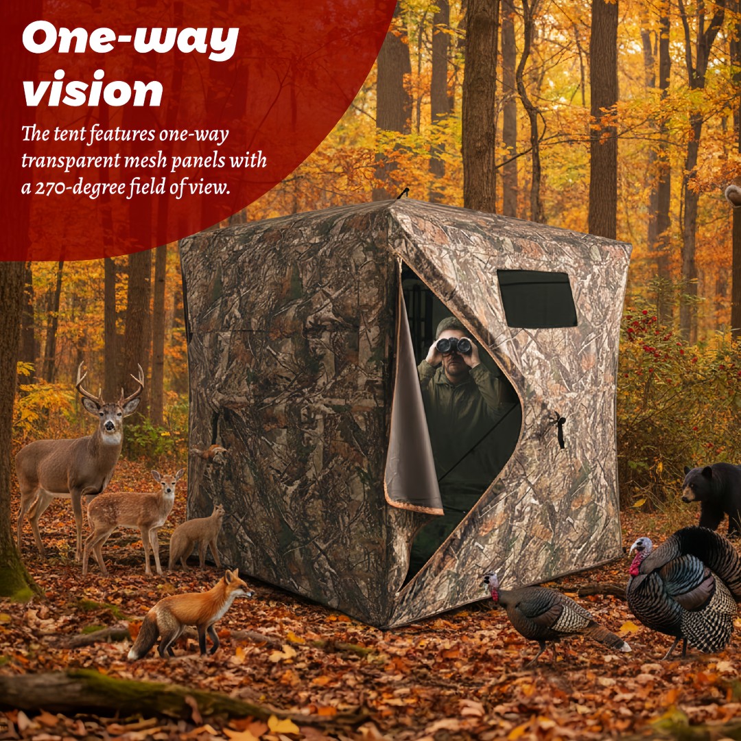 Camouflage Pop-Up Hunting Blin - Hunting Outdoor 评论和价格