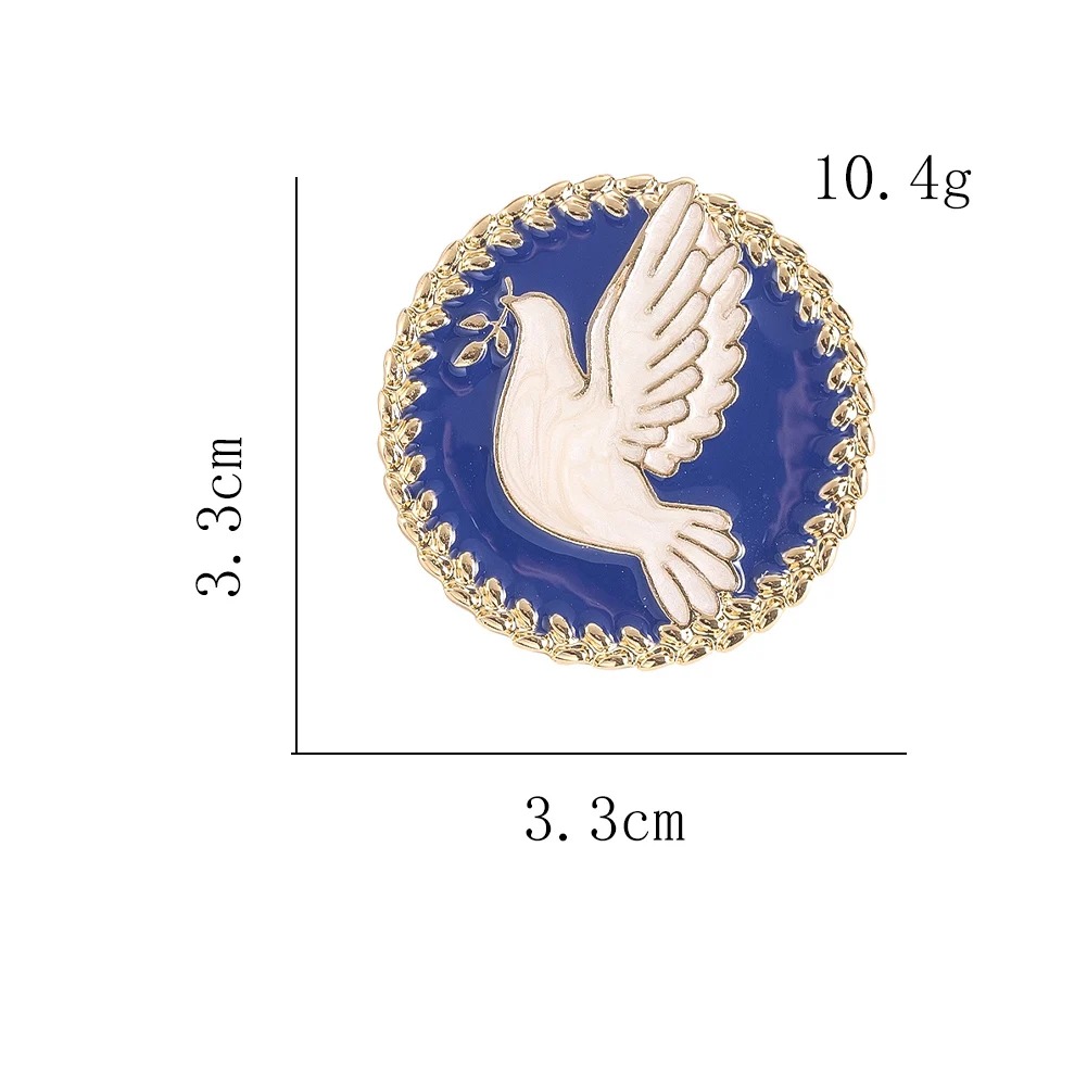 Outdoor Style Round Dove Pin B - Outdoor Hunting Outfit 评论和价格
