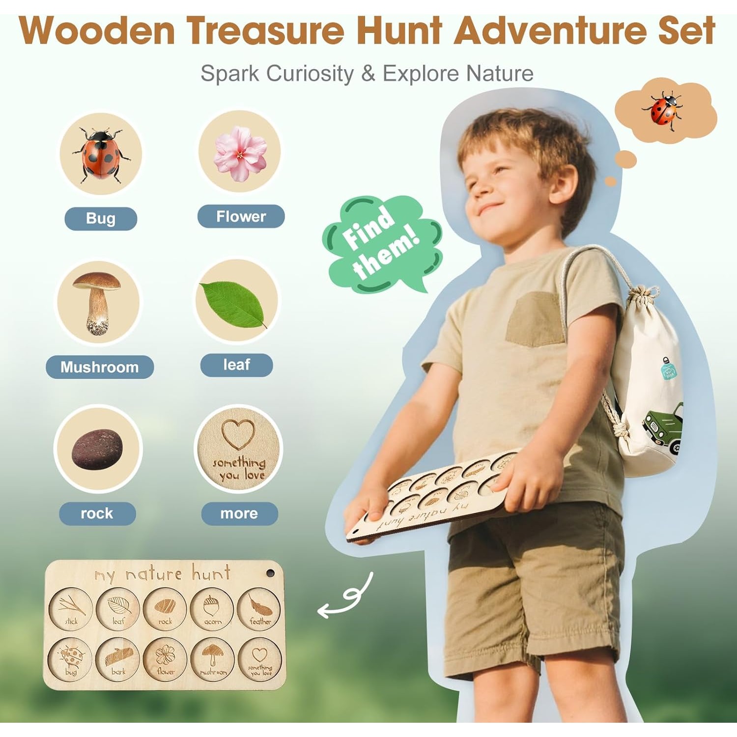 Bug Catcher Kit for Kids with  - Hunting Outdoor Boys 评论和价格