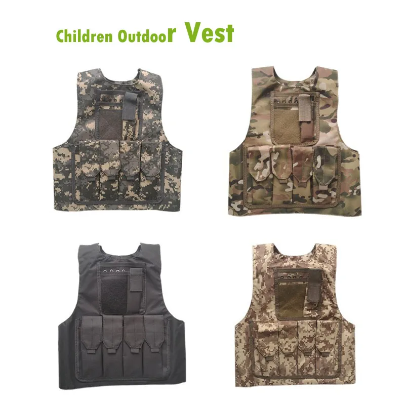 Kids Boys Tactical Vest Camouf - Hunting Outdoor Boys 评论和价格
