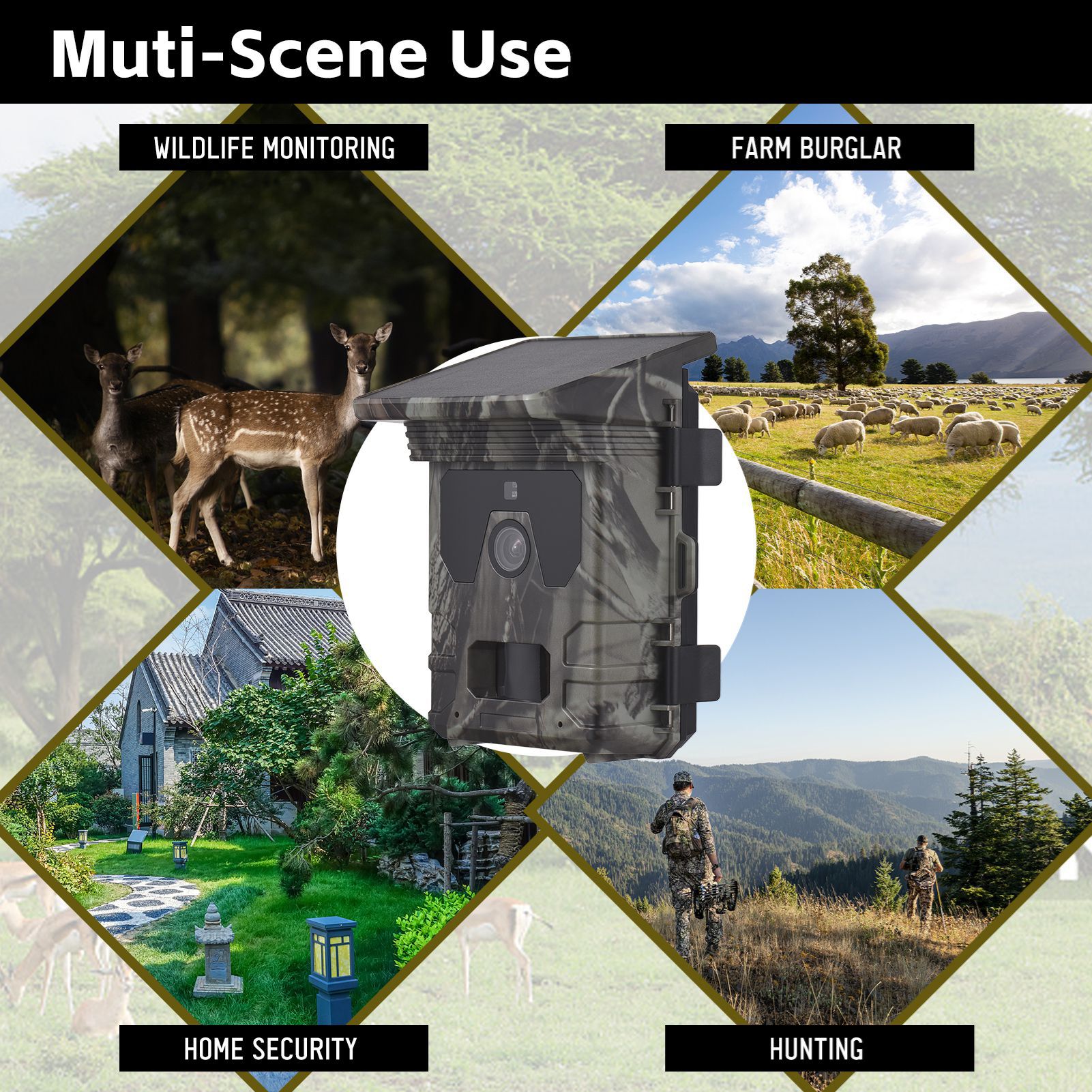 Solar Powered Hunting Camera 4 - Outdoor Hunting Pictures 评论和价格